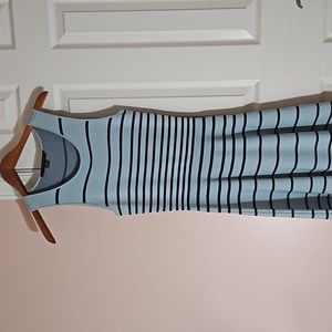 Blue Striped Dress